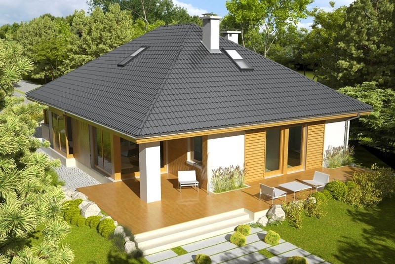 3d проект дома с вальмовой крышей