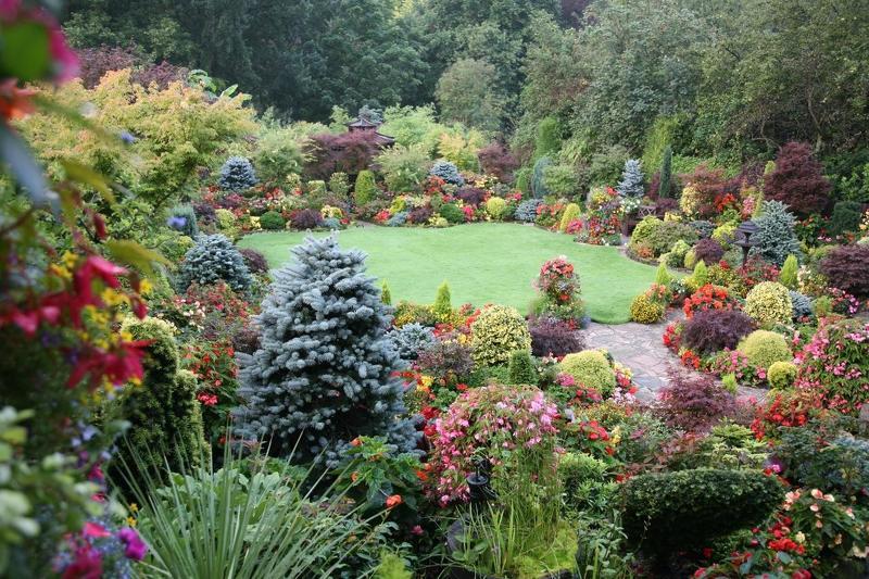 Красивые сады фото