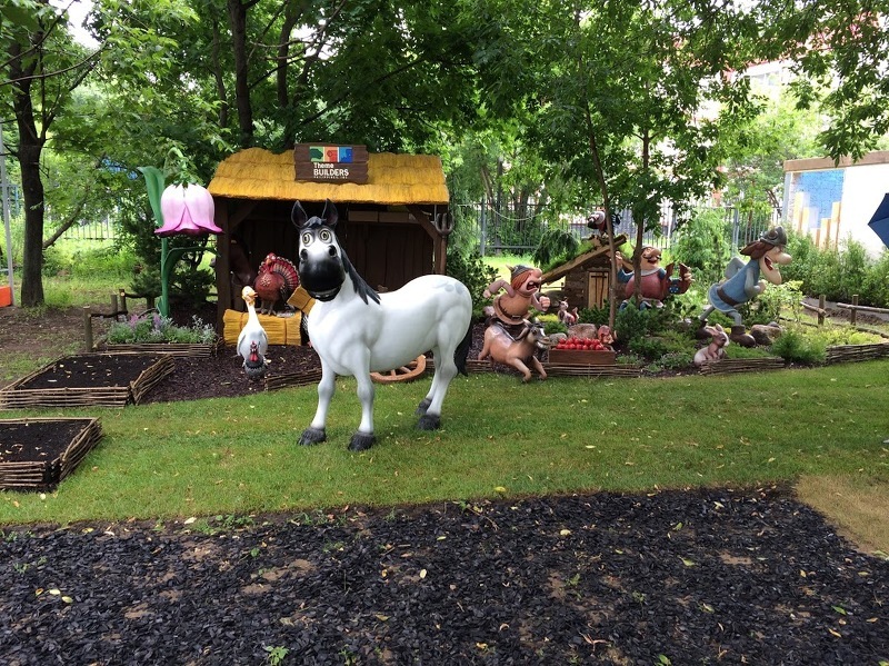 Moscow Flower Show 2015 - деревня викингов