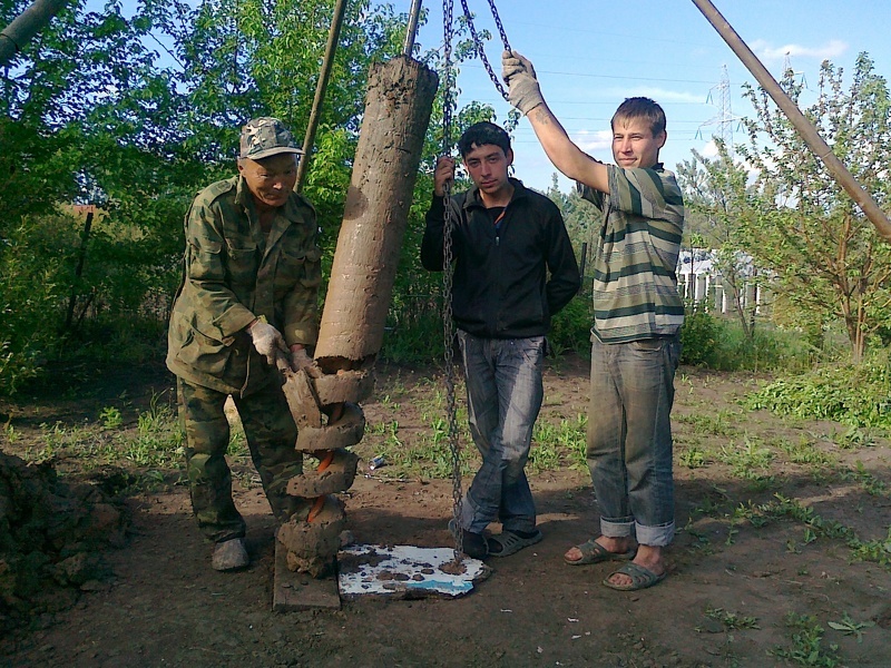 Бурение скважин на воду своими руками