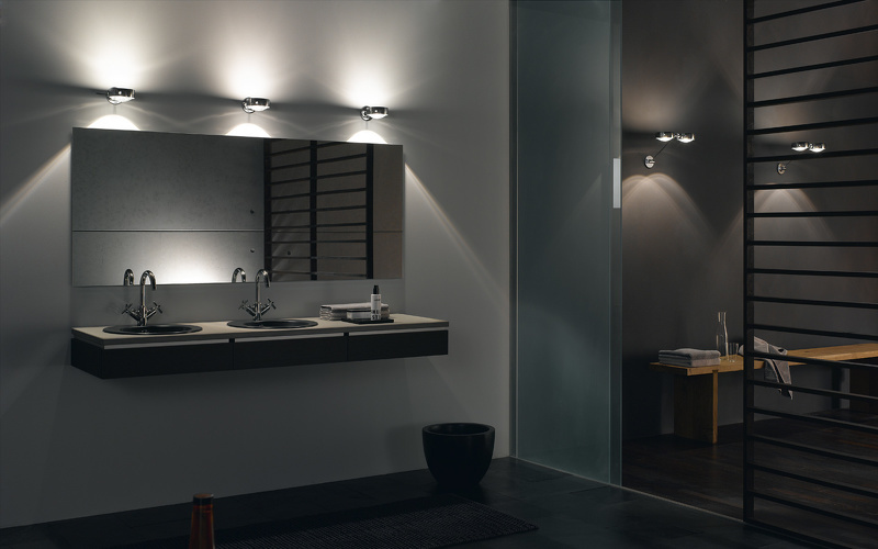 Светодиодное освещение ванной в стиле модерн