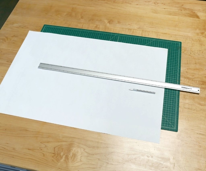 Приготовьте лист бумаги нужного размера