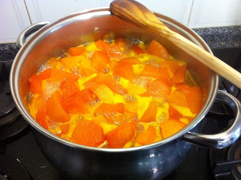 Приготовление варенья из апельсинов