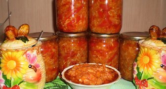 Рецепт - Закуска из кабачков на зиму рецепт