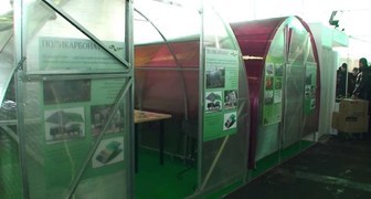 Теплицы из поликарбоната на выставке Дача. Сад. Ландшафт. Малая механизация