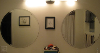 Идея подсветки зеркала в ванной комнате
