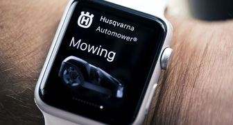 Приложение Automower Connect для часов Apple Watch от компании Husqvarna