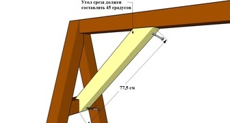 Дополнительная фиксация балки к боковой раме