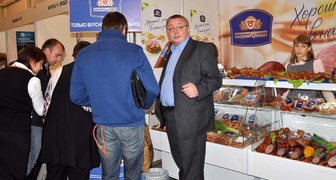 Стенд компании Омский бекон на выставке InterFood Sibiria