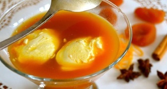 Рецепт - Узвар из сухофруктов с апельсином, вяленой клюквой и йогуртом