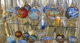 Авторские елочные украшения на Выставке Продовольствие в удовольствие. Новогоднее застолье 