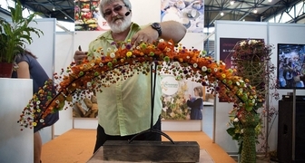 Flowers/Цветы 2015 в Москве - мастер-класс по созданию садового декора