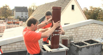 Гильзованные дымоходы фото