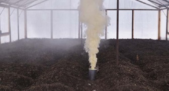 Окуривание теплицы табачной пылью перед началом посева