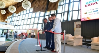 Открытие выставки Крымская лоза в Симферополе