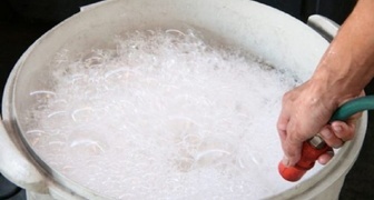 Раствор золы и мыла - лучшее средство чтобы полить огурцы от тли
