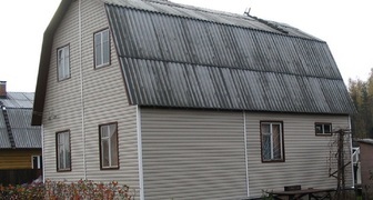 Шиферное покрытие для крыши дома
