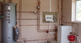 Система водяного отопления частного дома
