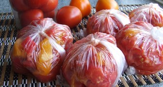 Заморозка томатов различными способами