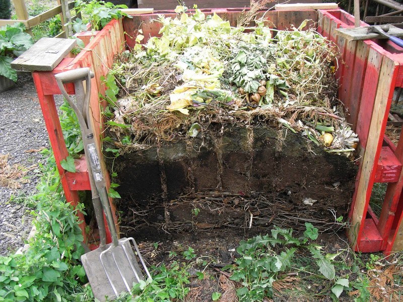 Делаем компостную яму для остатков растений