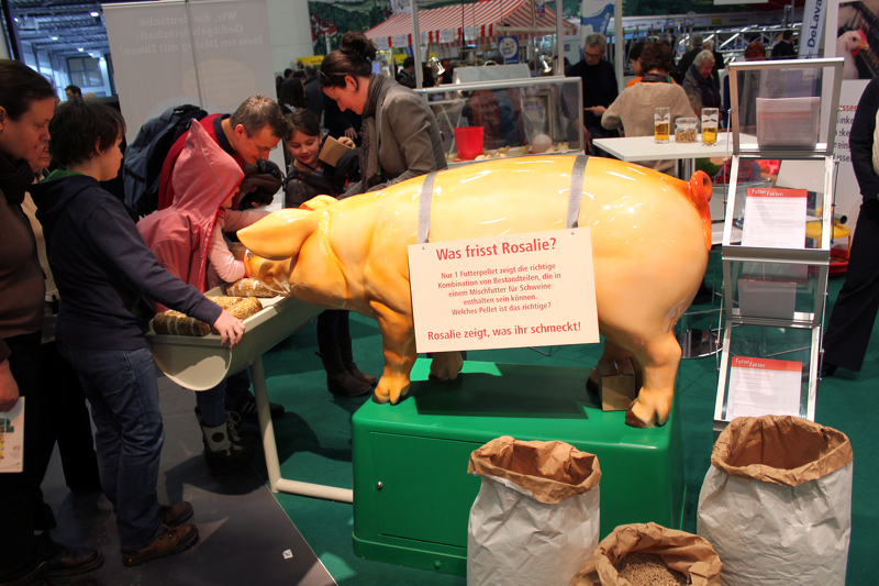 Демонстрация кормов для животноводческого комплекса на Internationale Grune Woche