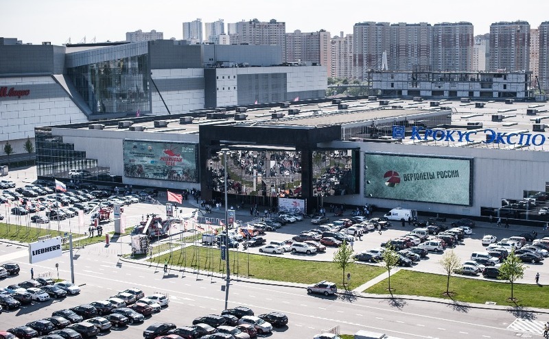 Место проведения выставок - ВЦ КрокусЭкспо в Москве