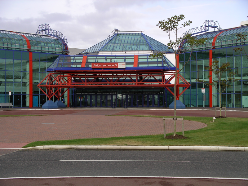 Место проведения Glee 2018 - National Exhibition Centre в Бермингеме