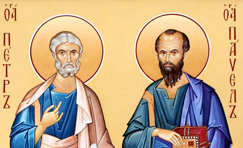 Святым Петру и Павлу молятся, чтобы избавить детей от болезней