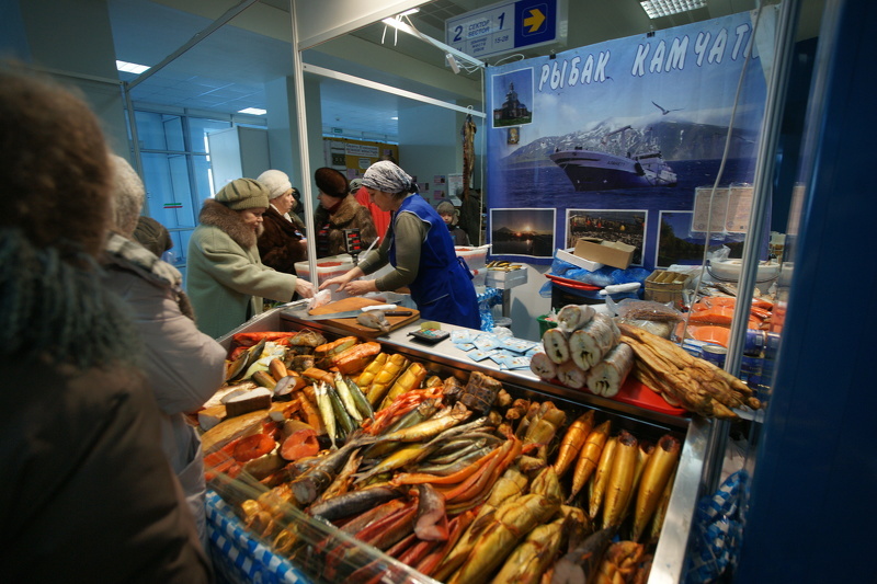 Регионы России в Архангельске: рыбная продукция