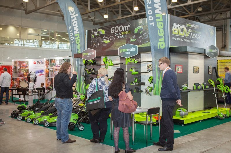Техника, инструмент и оборудование на выставке Gardentool