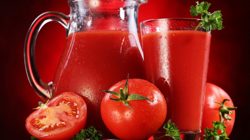 Томатный сок для консервации помидоров