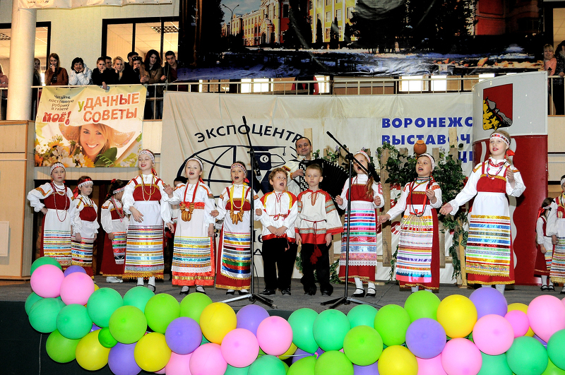 Выступления детских коллективов на фестивале
